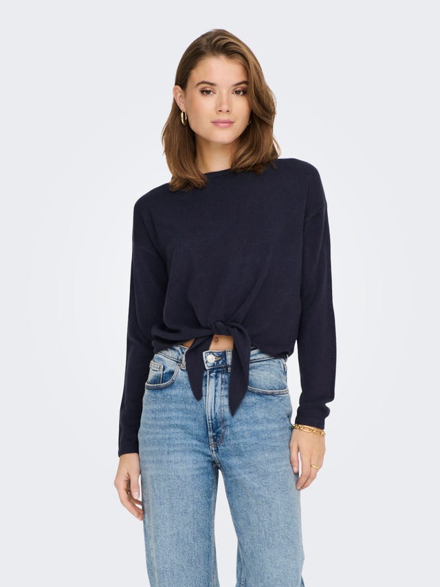 ONLY Round Neck Dropped shoulders Pullover - 15280480