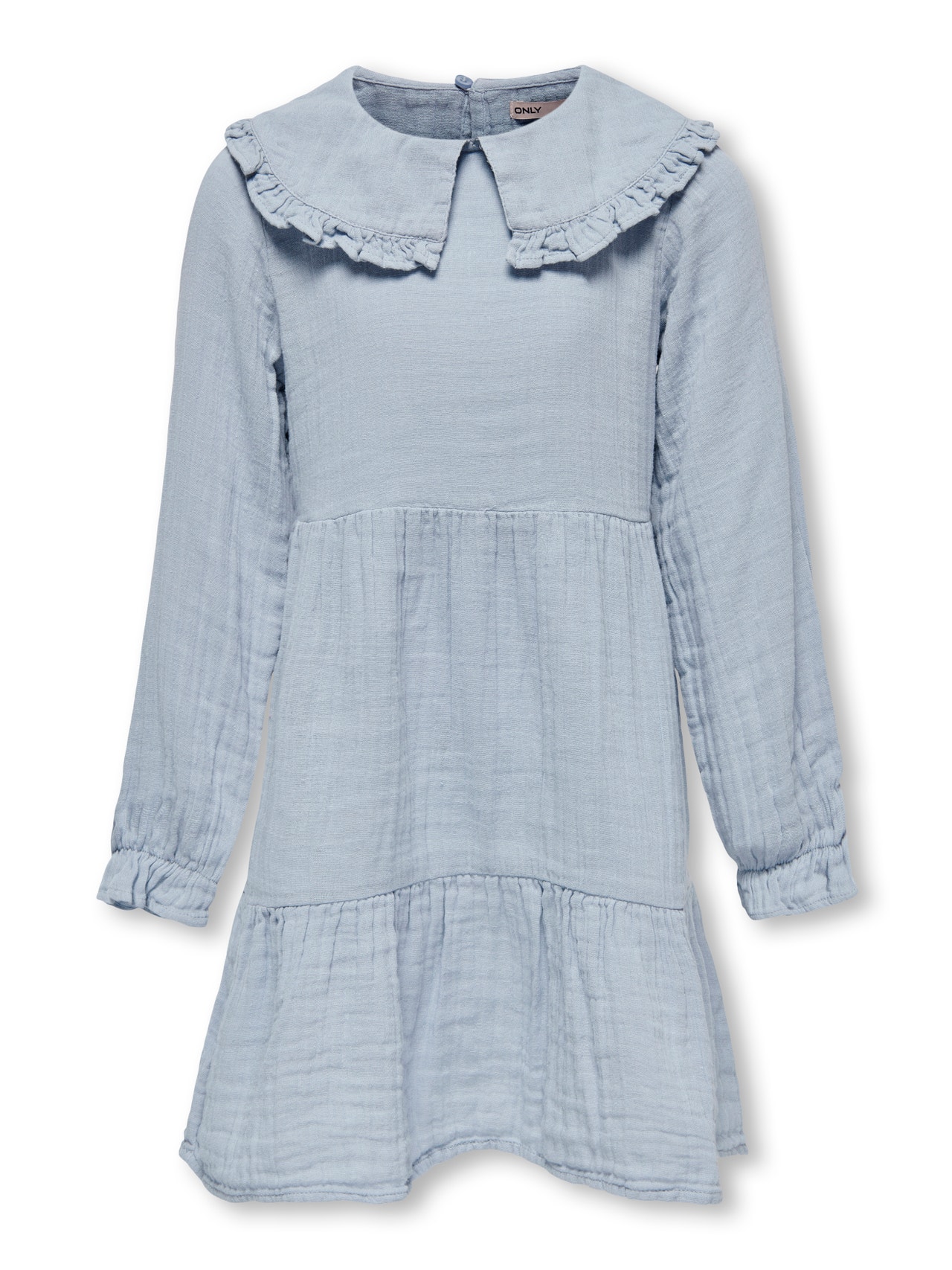 ONLY Regular fit Overhemd kraag Korte jurk -Blue Blizzard - 15280482