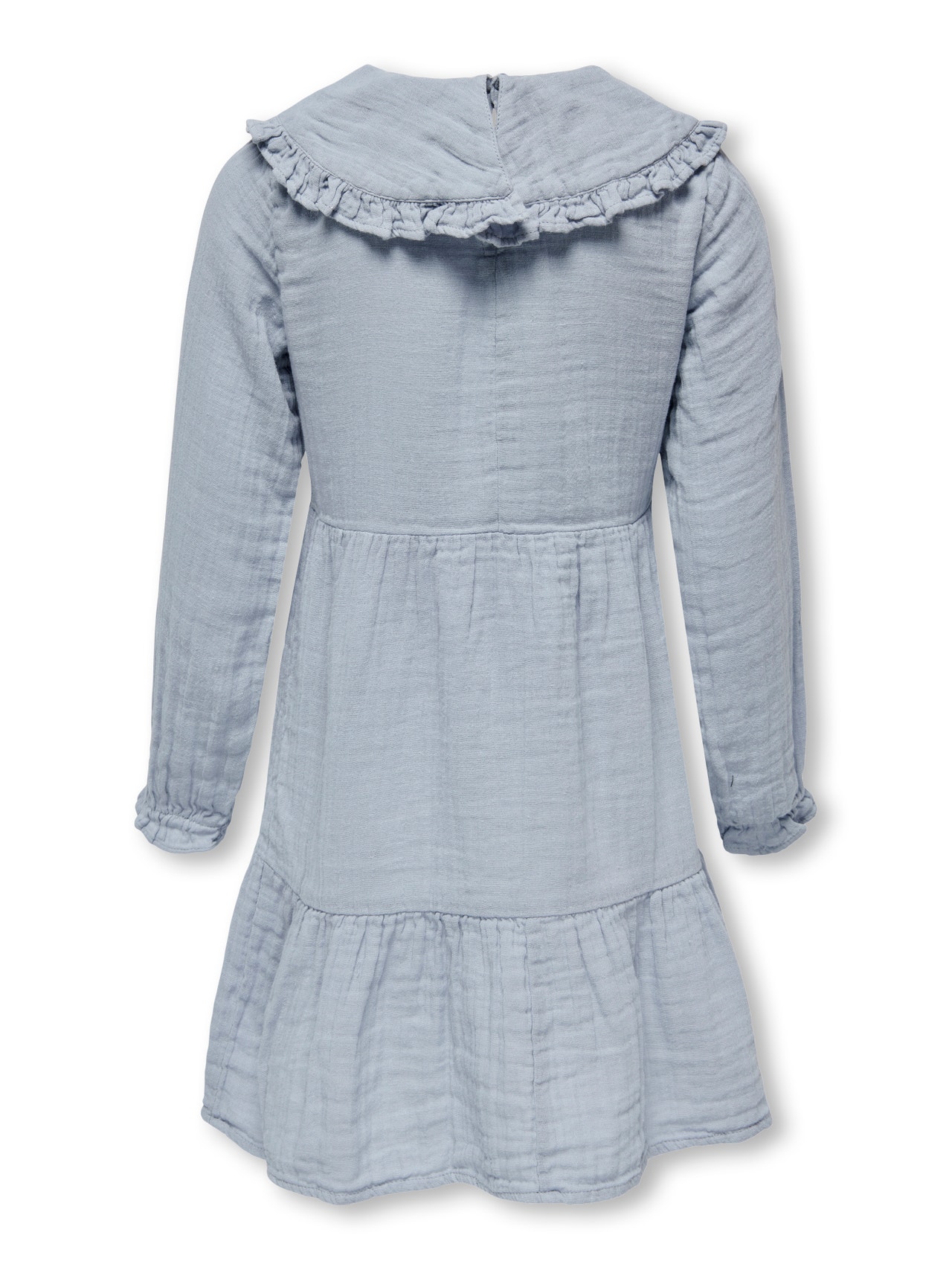 ONLY Vestido corto Corte regular Cuello de camisa -Blue Blizzard - 15280482