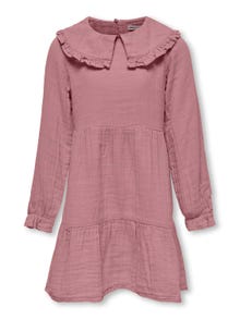 ONLY Regular Fit Skjortekrage Kort kjole -Nostalgia Rose - 15280482