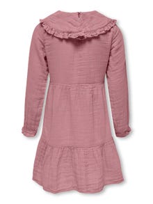 ONLY Normal passform Skjortkrage Kort klänning -Nostalgia Rose - 15280482