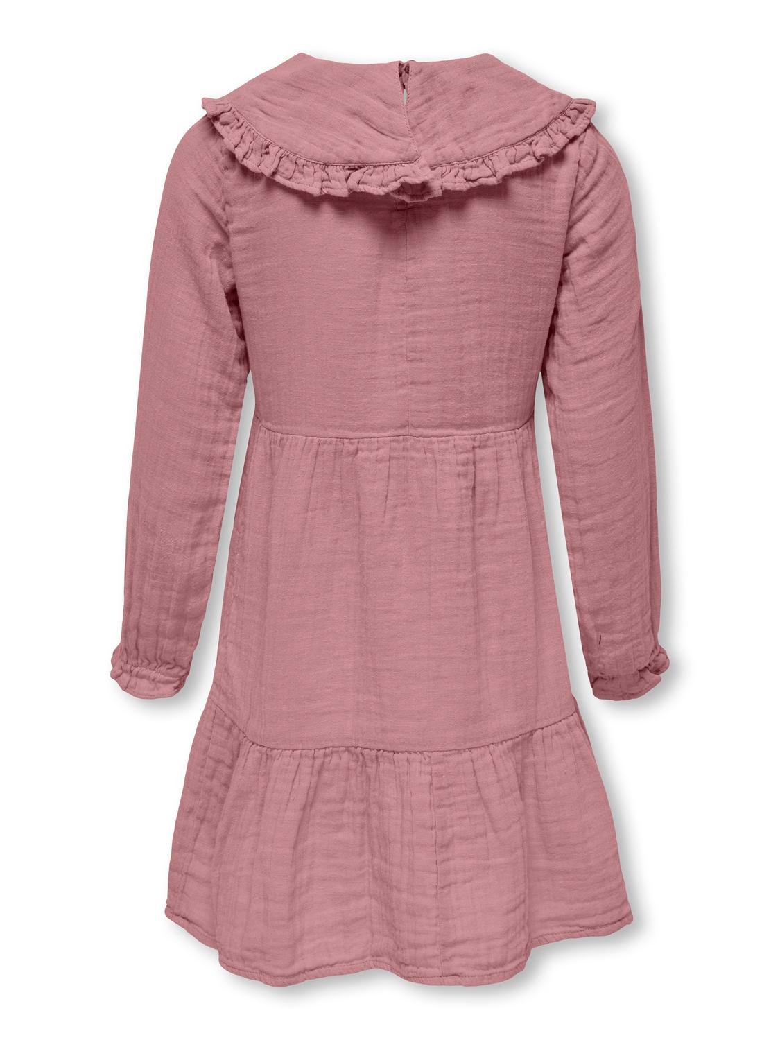 ONLY Regular Fit Skjortekrage Kort kjole -Nostalgia Rose - 15280482