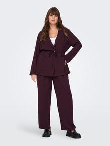 ONLY Curvy Regular Trousers -Fudge - 15280517