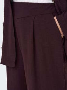 ONLY Curvy Regular Trousers -Fudge - 15280517
