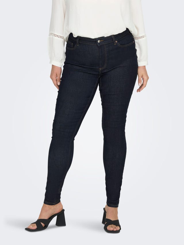 ONLY CARSALLY MID Waist SKINNY JEANS - 15280527
