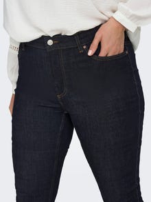 ONLY Jeans Skinny Fit Taille moyenne -Dark Blue Denim - 15280527