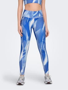 ONLY Leggings Stretch Fit Taille haute -Strong Blue - 15280559