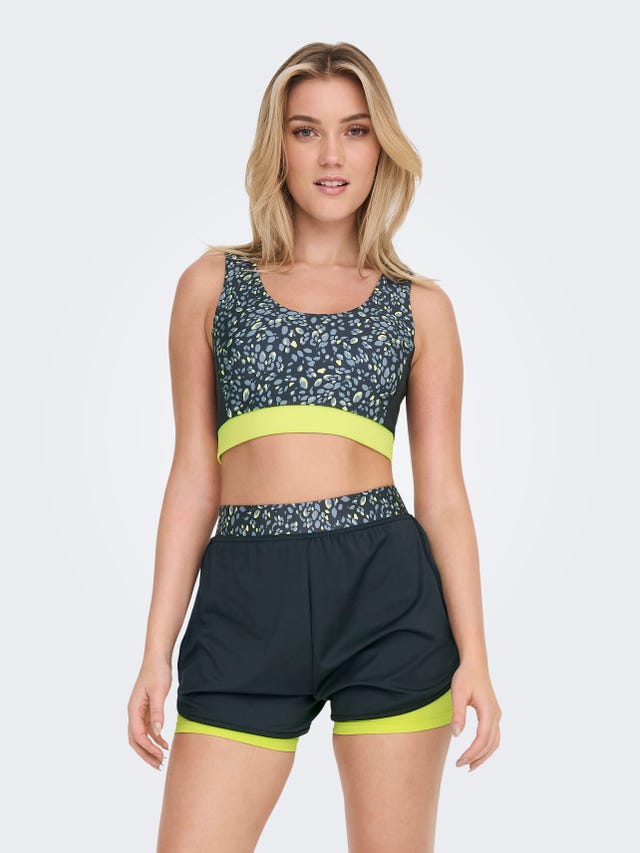 ONLY Printed sports bra with medium support - 15280577