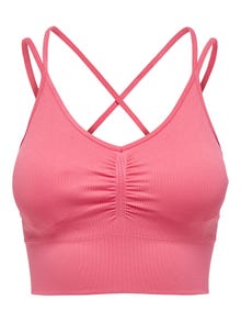 ONLY Sports bra medium support  -Sun Kissed Coral - 15280591