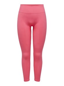 ONLY Leggings Slim Fit Taille haute -Sun Kissed Coral - 15280593
