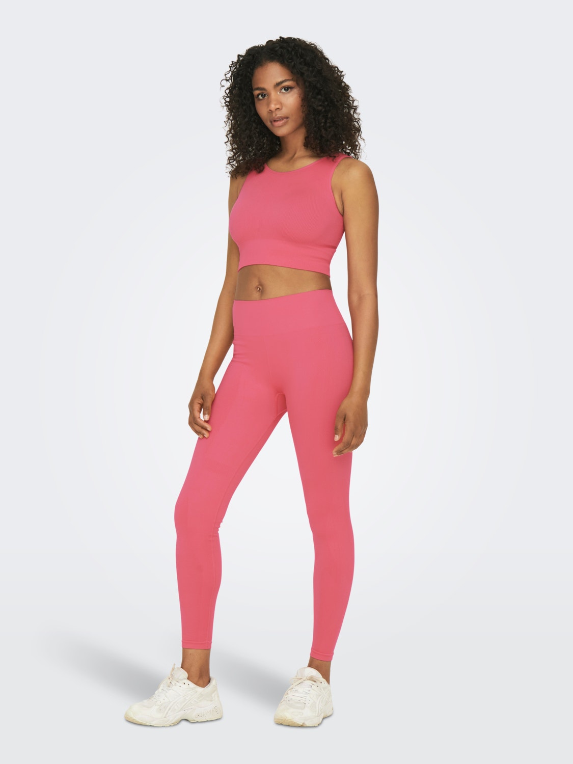 ONLY Slim Fit Hohe Taille Leggings -Sun Kissed Coral - 15280593