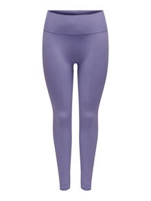 ONLY High waist training tights -Aster Purple - 15280593