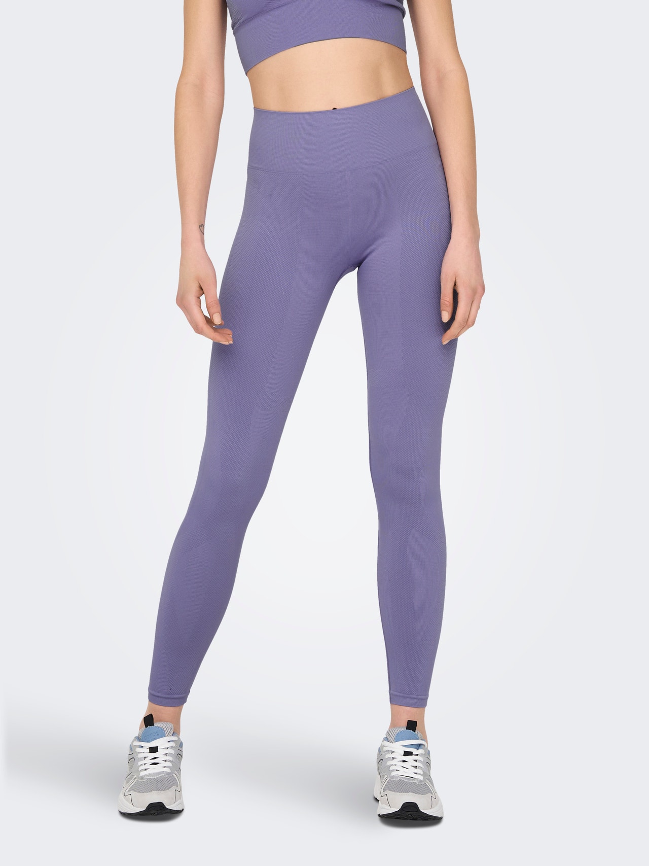 ONLY Slim Fit Hohe Taille Leggings -Aster Purple - 15280593