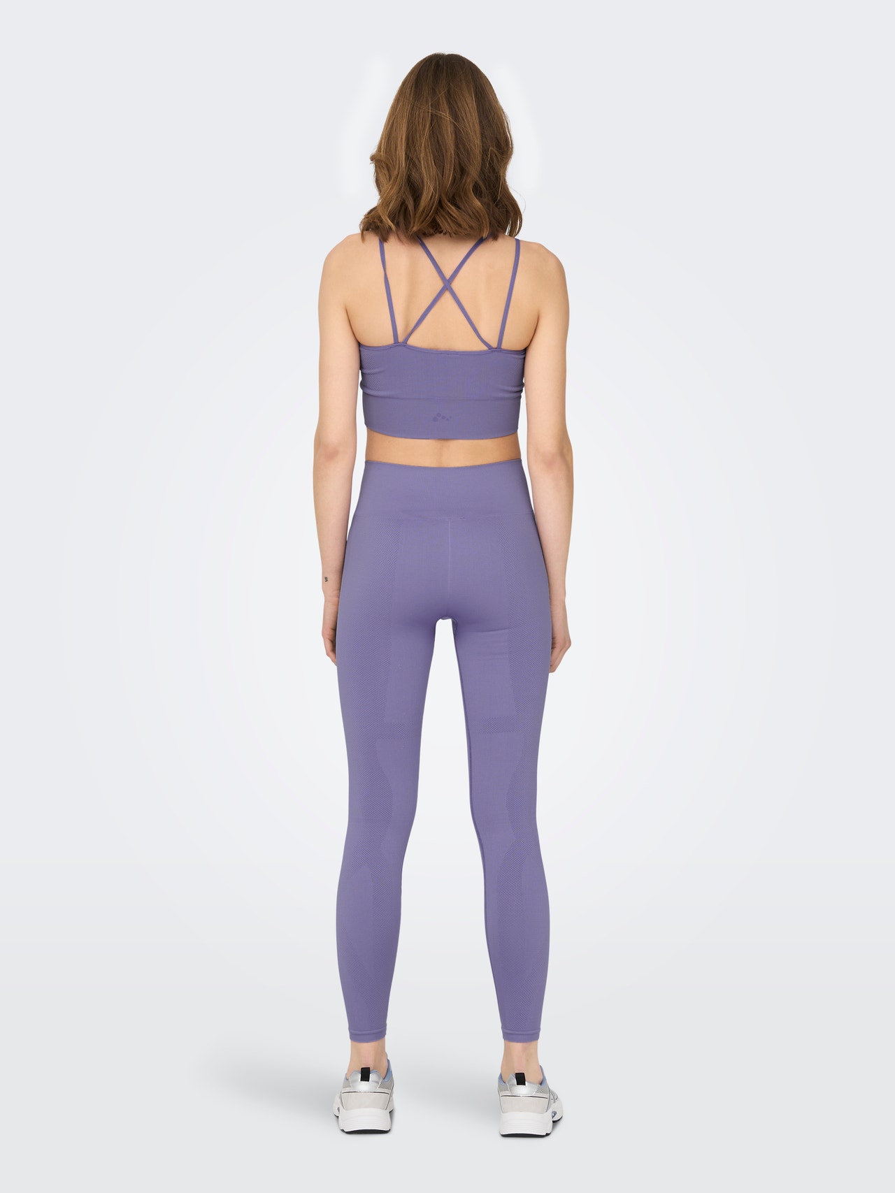 ONLY Highwaisted seamless training tights -Aster Purple - 15280593