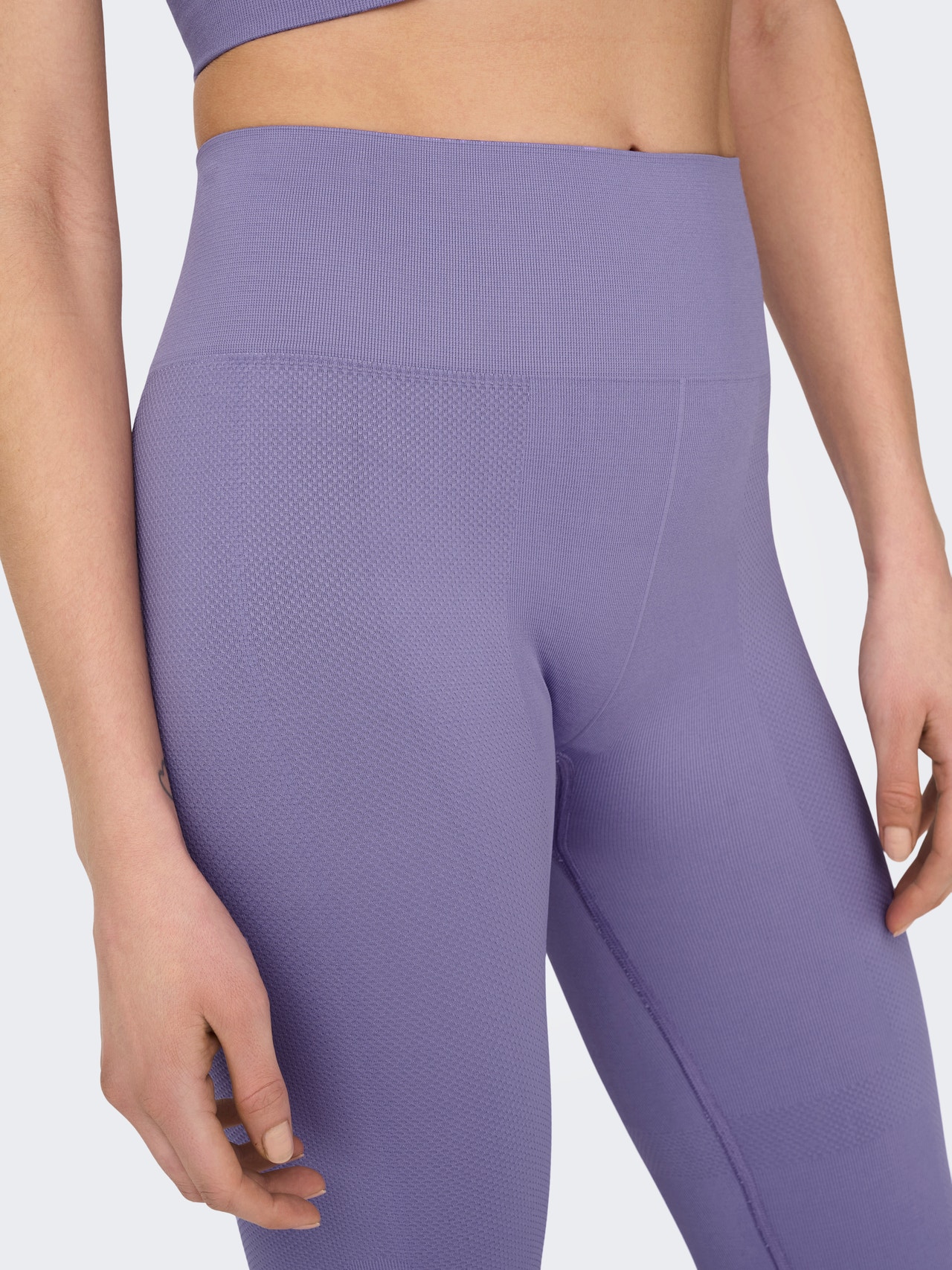 Alo Yoga Womens Ribbed Knit High-Rise Skinny Ankle Leggings Purple Siz -  Shop Linda's Stuff