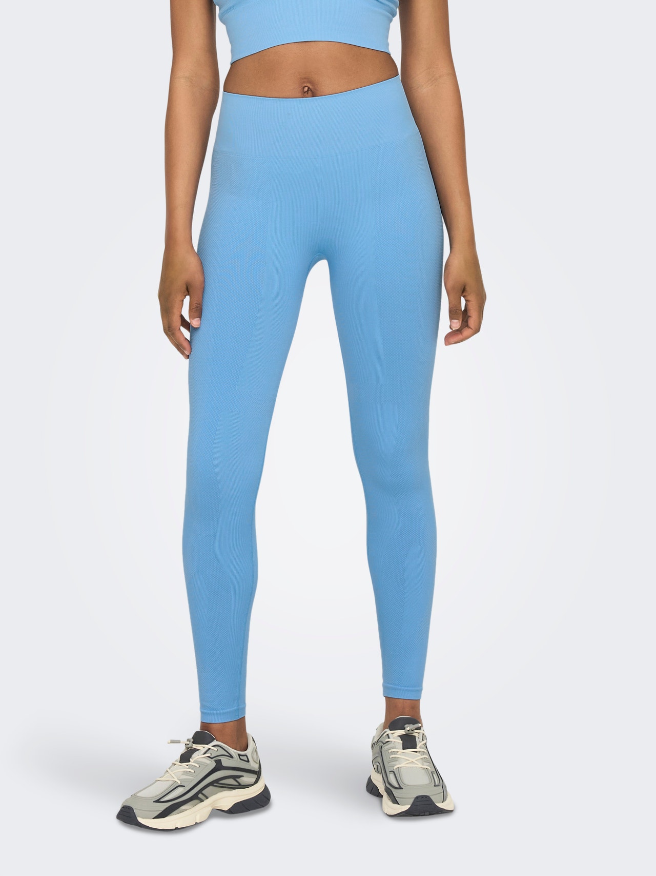 ONLY Highwaisted seamless training tights -Little Boy Blue - 15280593