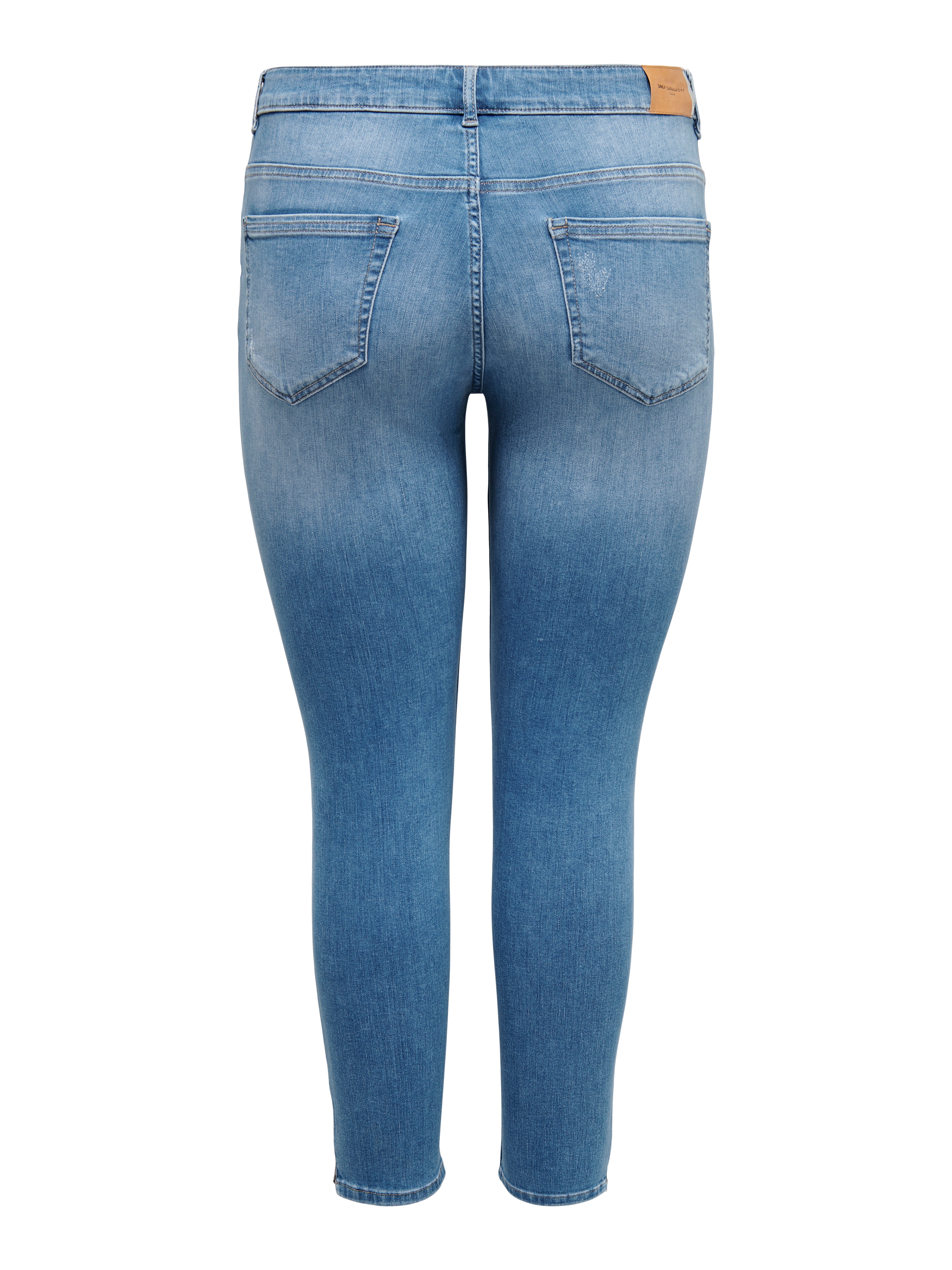 Skinny Fit Regular waist Zip detail at leg opening Jeans with 30% discount!