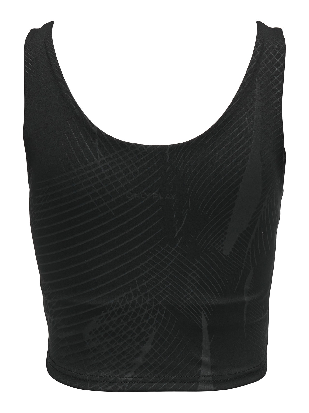 ONLY Tight Fit U-Neck Tank-Top -Black - 15280805