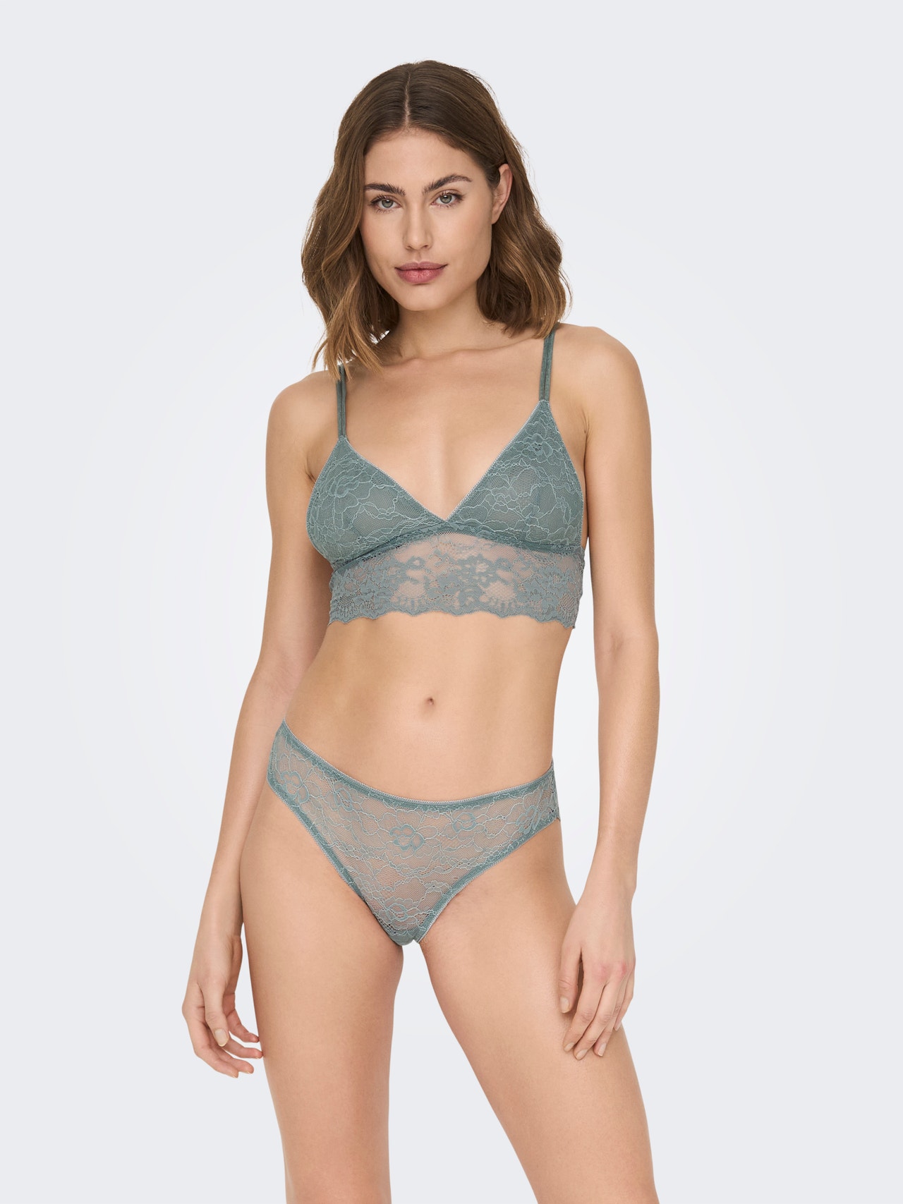 ONLY Lace Bra -Stormy Sea - 15280854