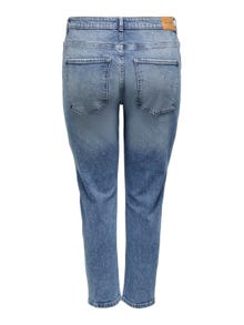 ONLY Jeans Mom Fit Taille haute -Light Medium Blue Denim - 15280905