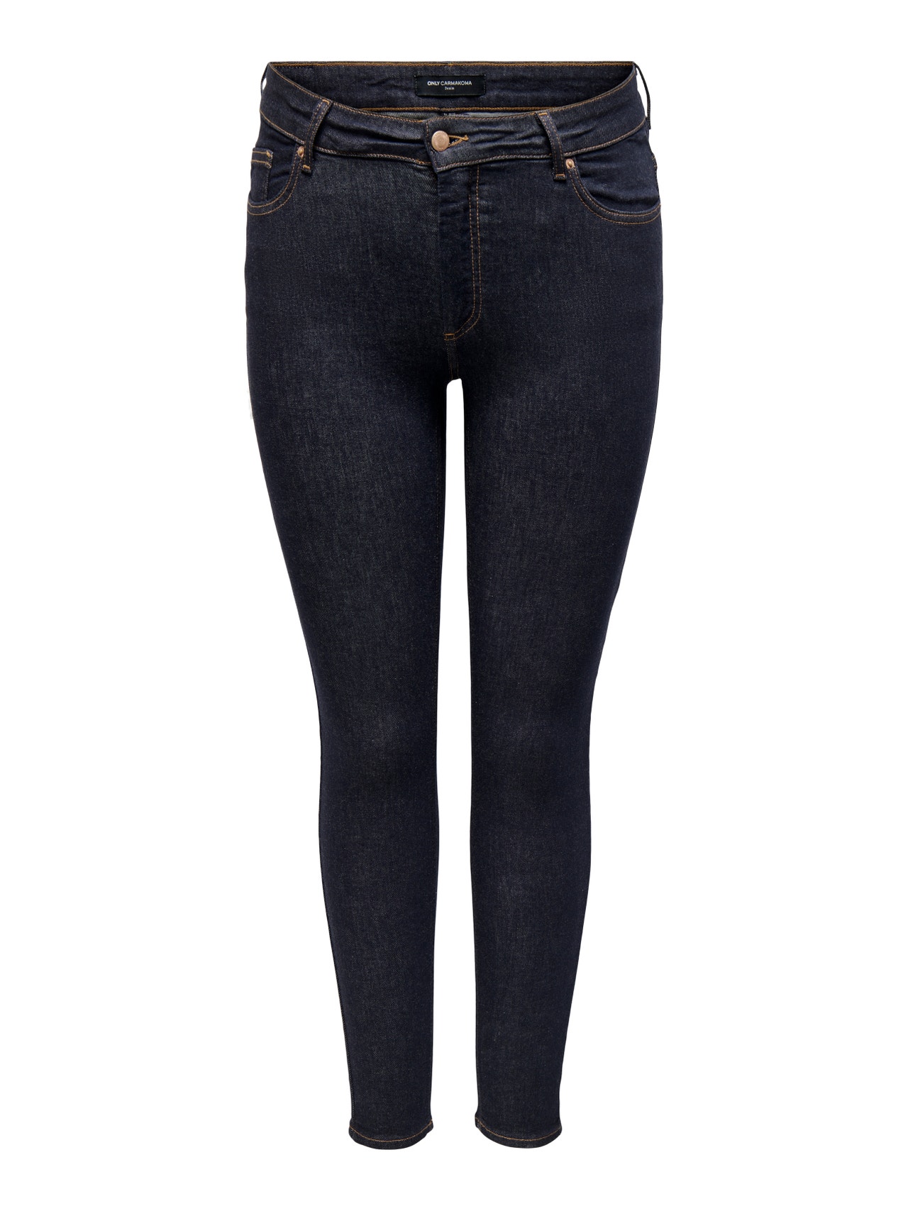 ONLY CARWILLY SKINNY STAYBLUE Jeans -Dark Blue Denim - 15280908