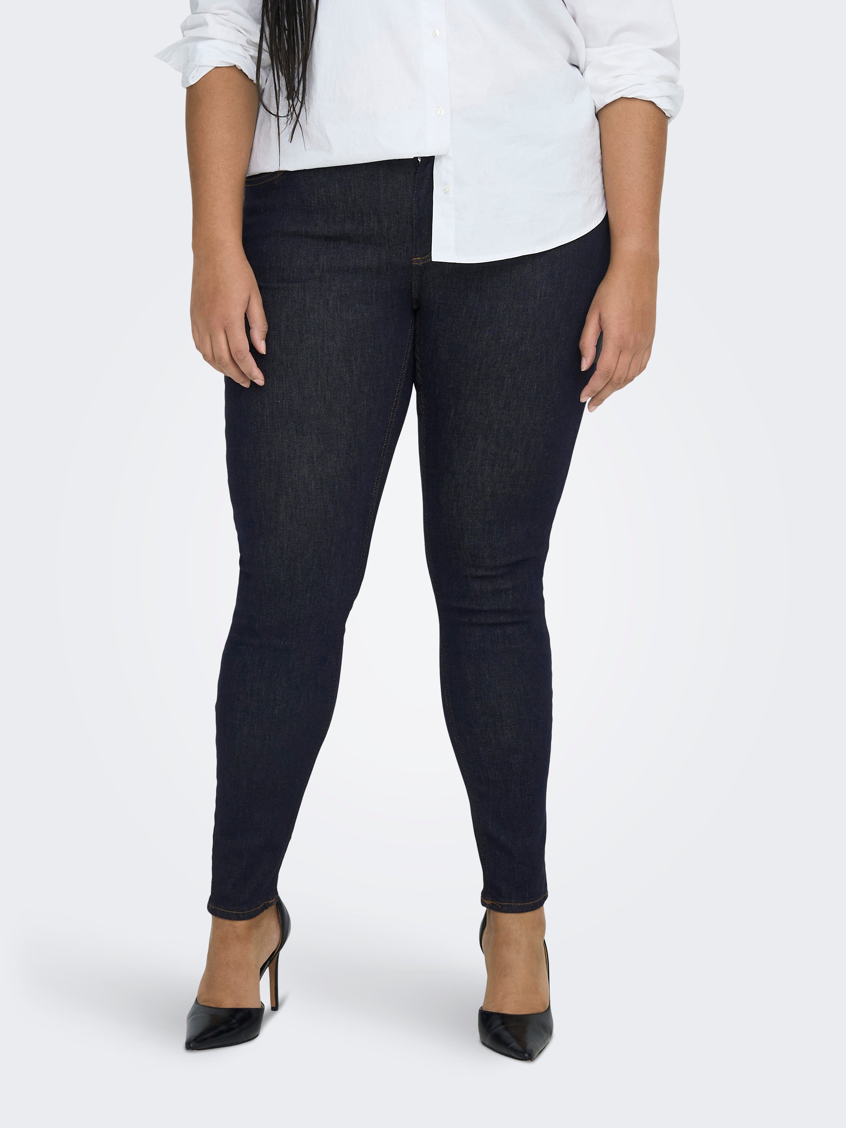 Carwilly Mittlere Taille Skinny Fit Jeans