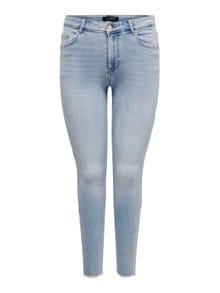 ONLY Skinny Fit Mid waist Jeans -Light Blue Denim - 15280909