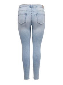 ONLY Skinny Fit Mid waist Jeans -Light Blue Denim - 15280909