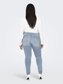 ONLY Jeans Skinny Fit Taille moyenne -Light Blue Denim - 15280909
