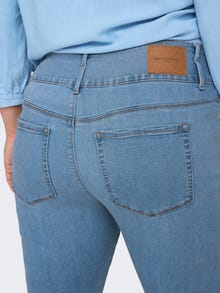ONLY Skinny Fit High waist Jeans -Light Blue Denim - 15280926