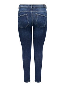 ONLY CARPUSH MAYA REGular waist Skinny Jeans -Dark Blue Denim - 15280974
