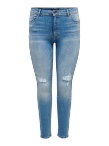 ONLY Jeans Skinny Fit Vita regolare -Light Medium Blue Denim - 15280975