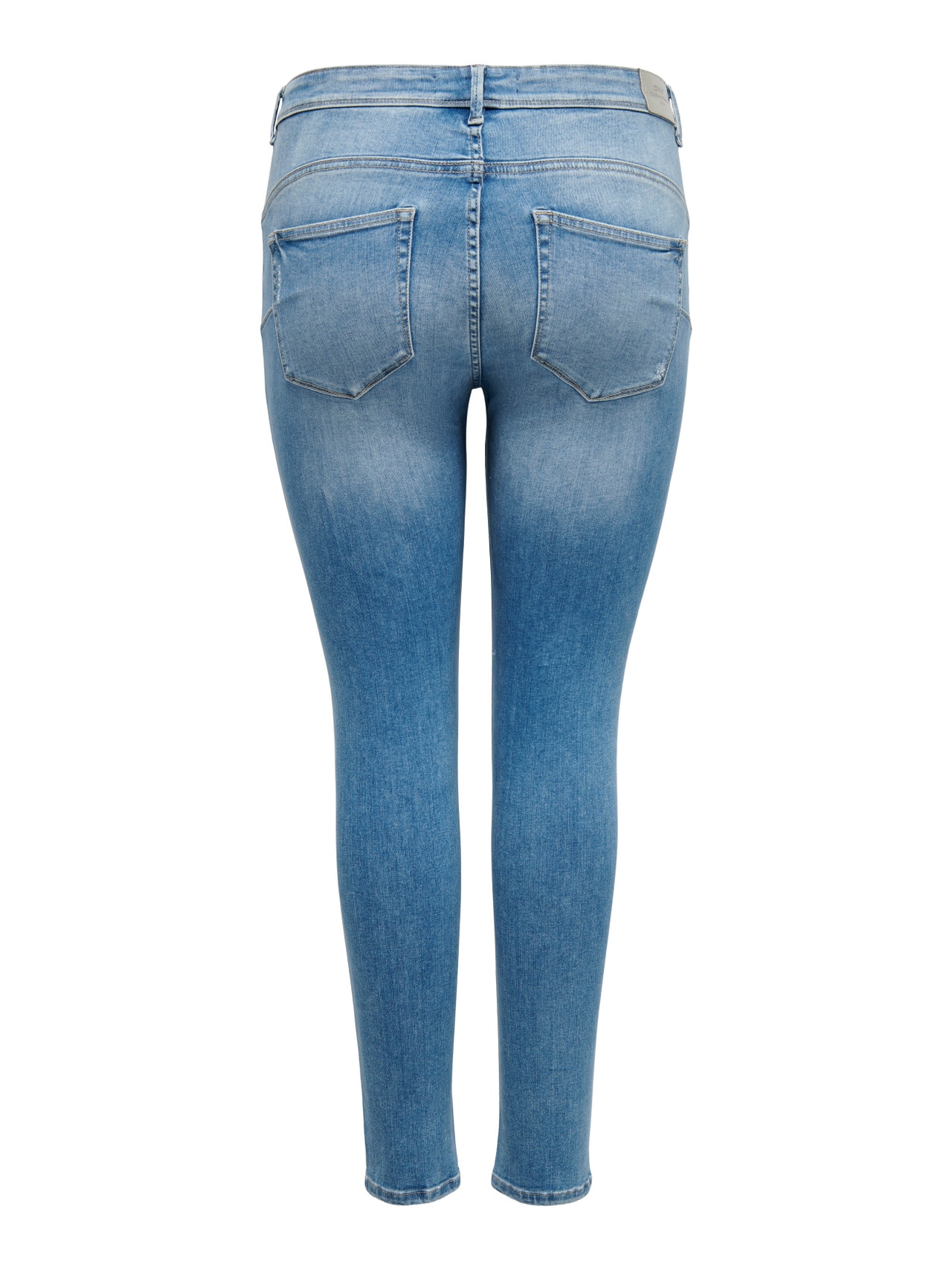 ONLY Jeans Skinny Fit Vita regolare -Light Medium Blue Denim - 15280975