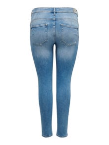 ONLY Skinny Fit Mittlere Taille Jeans -Light Medium Blue Denim - 15280975