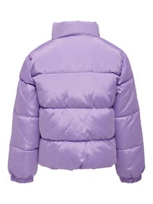 ONLY High neck Cuffs with elastic binding Quilted Jacket -Viola - 15280997