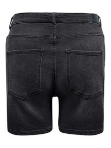 ONLY Krój prosty Wysoka talia Curve Jeans -Black - 15280999