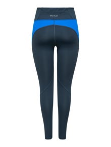 ONLY High waisted training tights -Blue Nights - 15281006