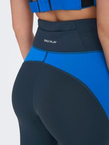 ONLY Tight Fit Høy midje Leggings -Blue Nights - 15281006