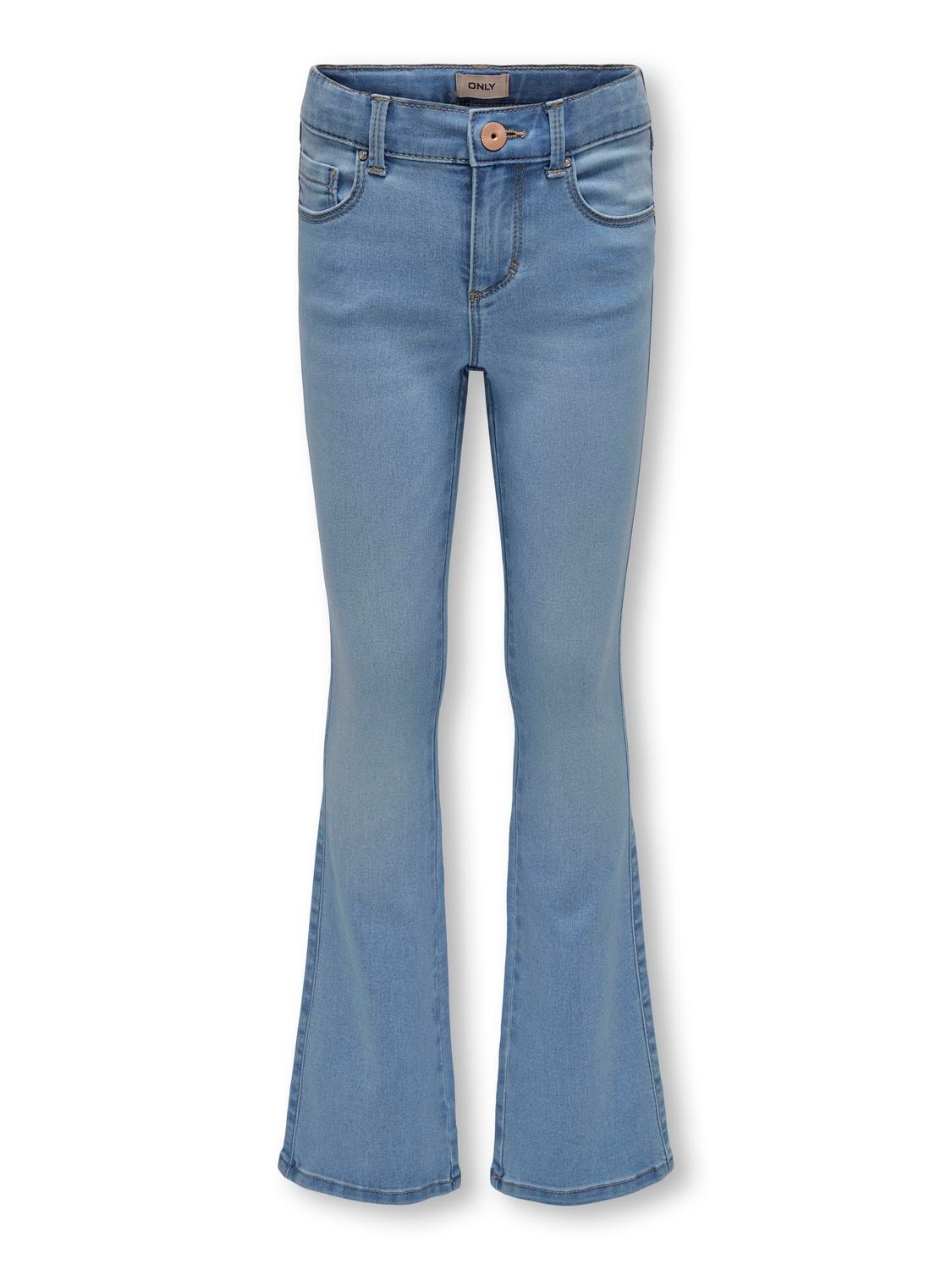ONLY Flared fit Jeans -Light Blue Denim - 15281015