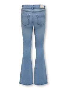 ONLY Utsvängd passform Jeans -Light Blue Denim - 15281015
