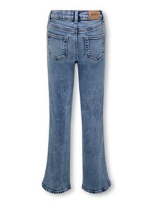 ONLY Weiter Beinschnitt Jeans -Light Blue Denim - 15281017