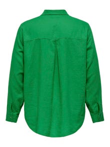 ONLY Camisas Corte oversized Cuello de camisa Curve -Green Bee - 15281041