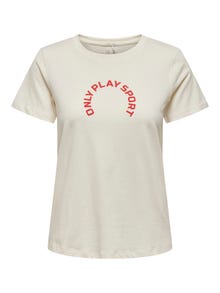ONLY Camisetas Corte regular Cuello redondo -Whisper White - 15281045