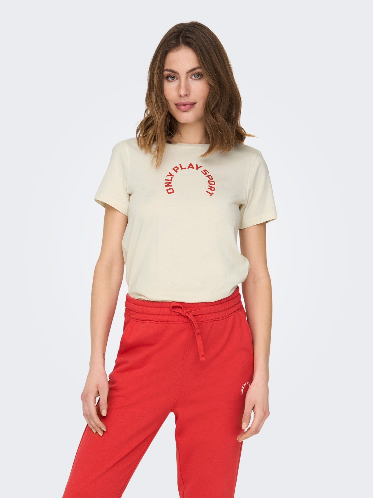 ONLY Camisetas Corte regular Cuello redondo -Whisper White - 15281045