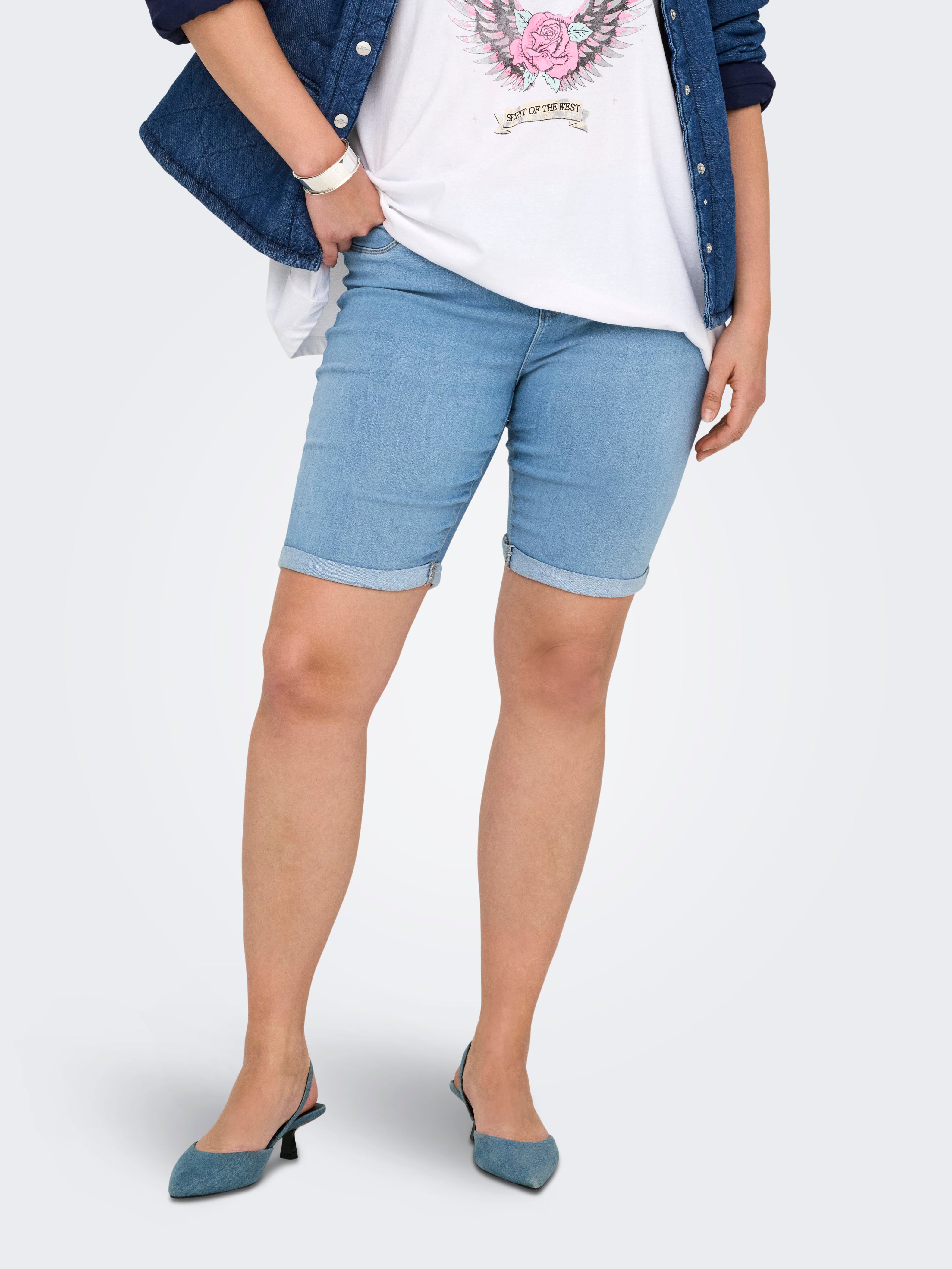 Carthunder Skinny Fit Jeans-shorts