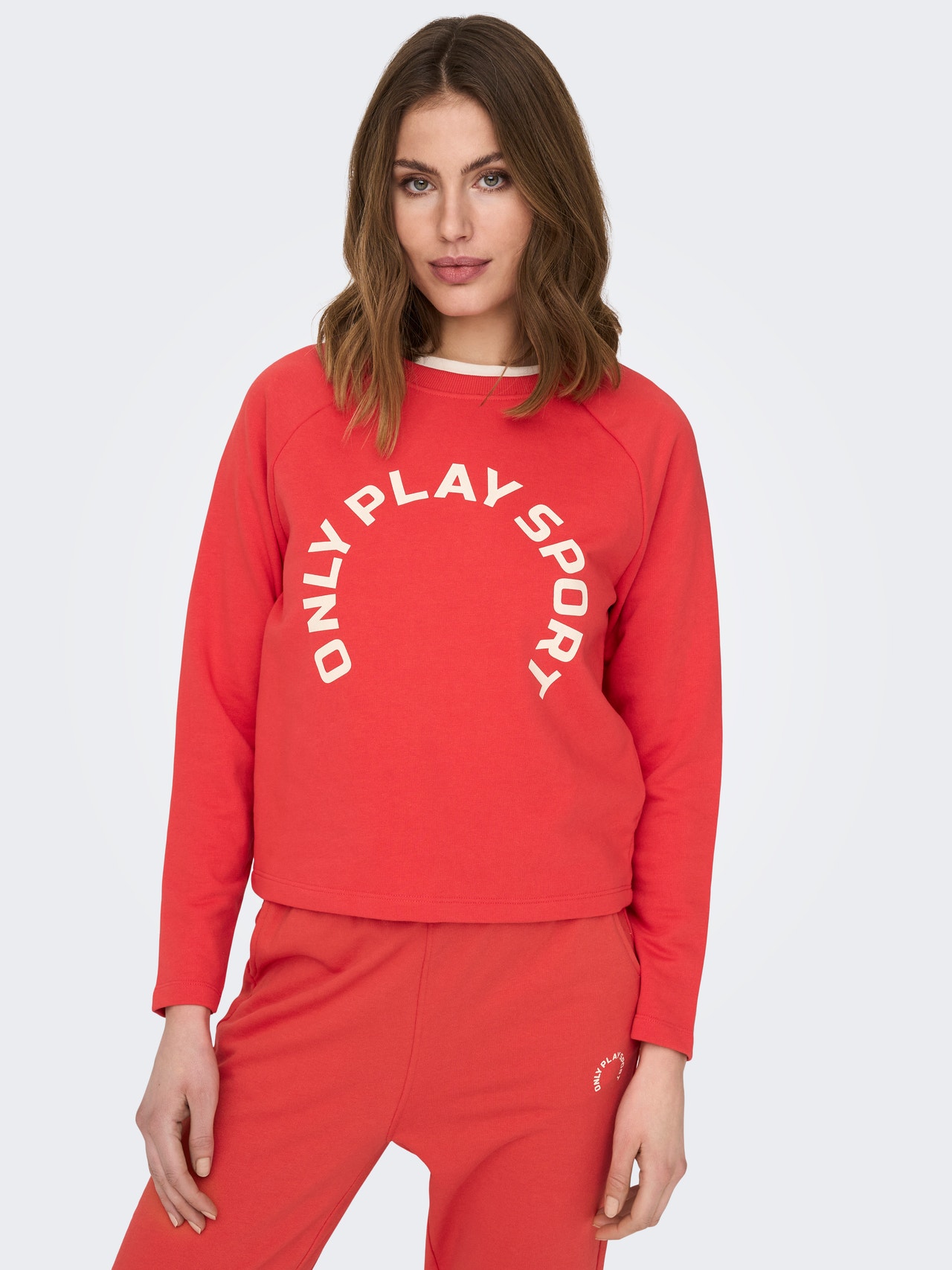 ONLY Sweat-shirts Loose Fit Col rond -Bittersweet - 15281051