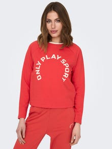 ONLY Sweat-shirts Loose Fit Col rond -Bittersweet - 15281051