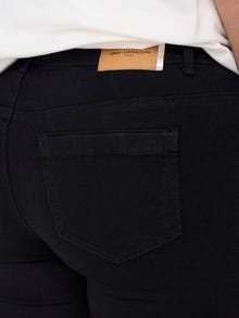 ONLY Shorts Skinny Fit Taille moyenne Curve -Black Denim - 15281072