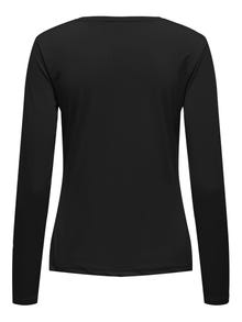 ONLY Training top with long sleeves -Black - 15281097