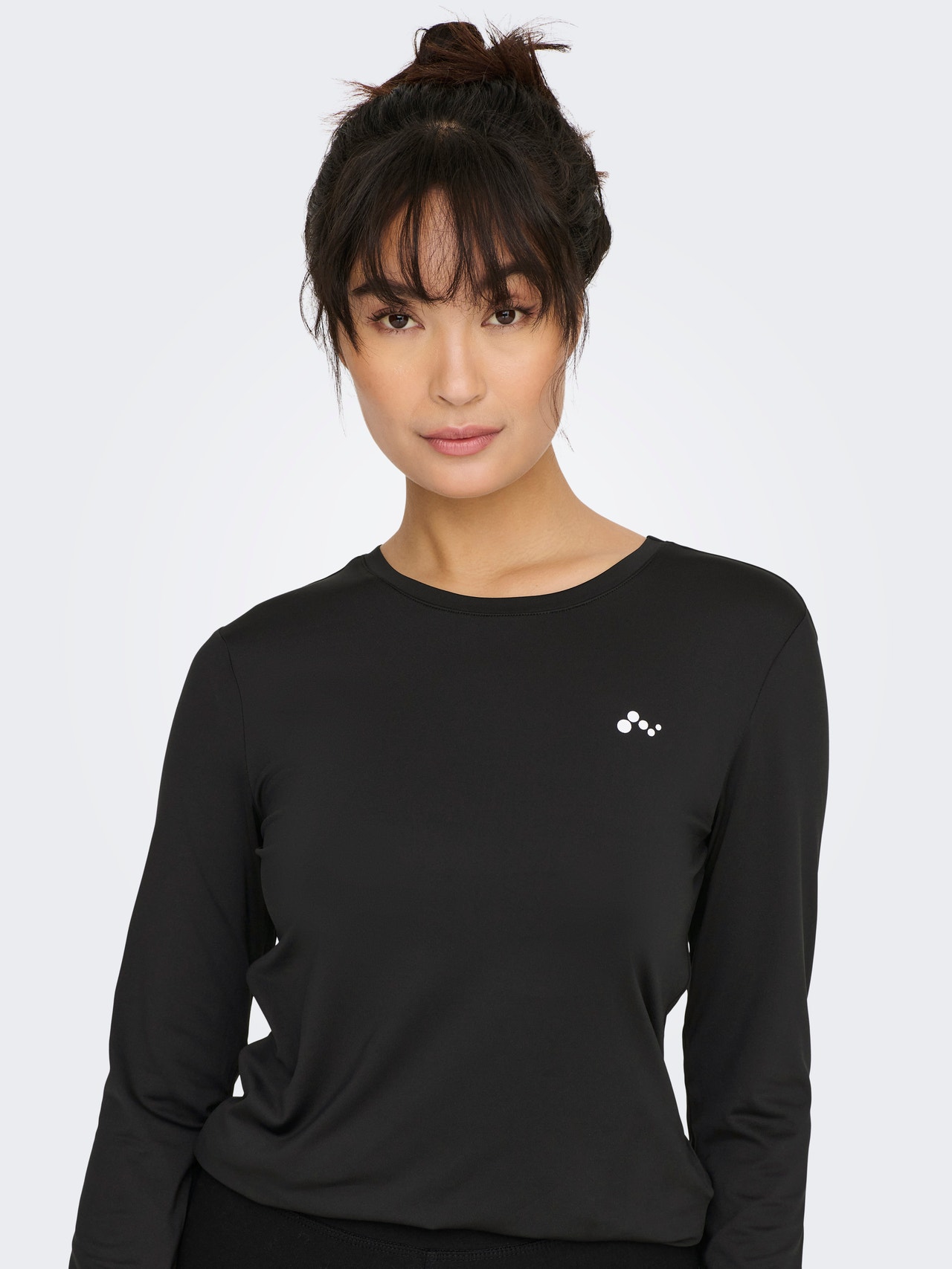 ONLY Training top with long sleeves -Black - 15281097